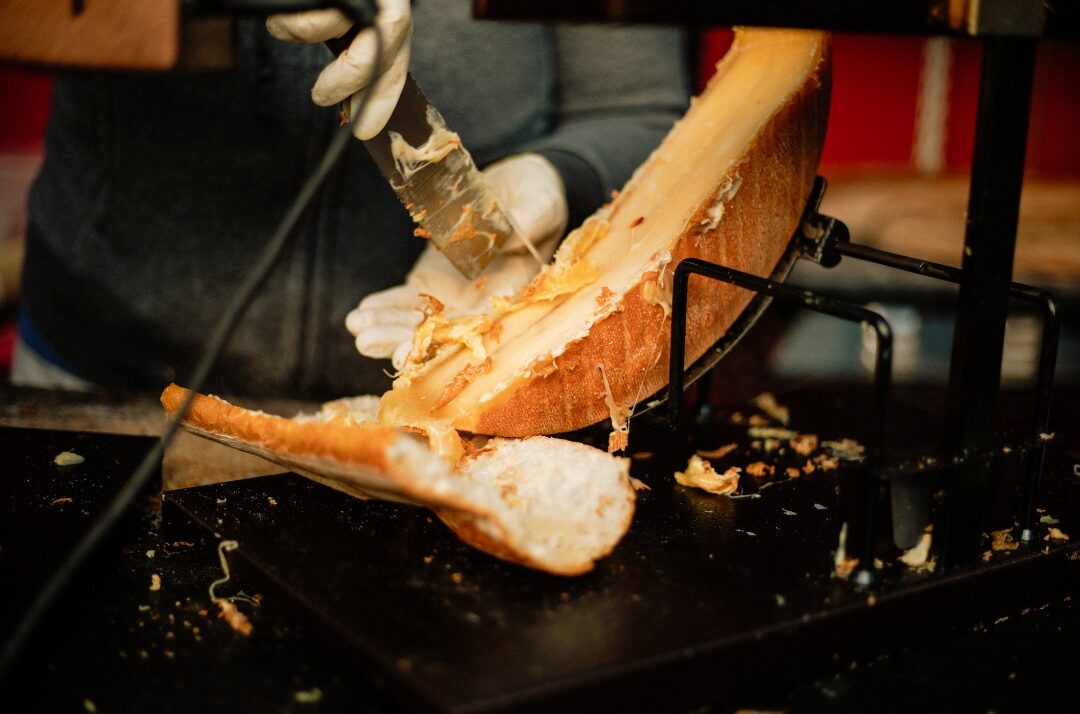 La raclette  de La Ferme de la Forclaz